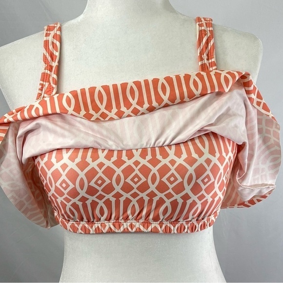 ANTONIO Melani SC Flutter Bikini Bra Top In Guava Woman’s Size Small NWT - Picture 5 of 10